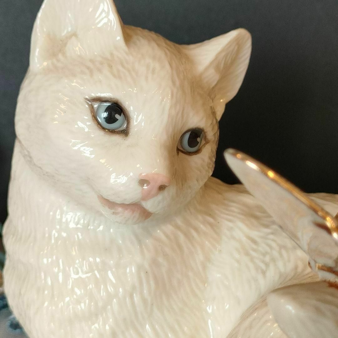 大きなサイズ LENOX レノックスペルシャ猫 陶器 置物 キャット 大きなサイズ LENOX レノックスペルシャ猫 陶器 置物 キャット