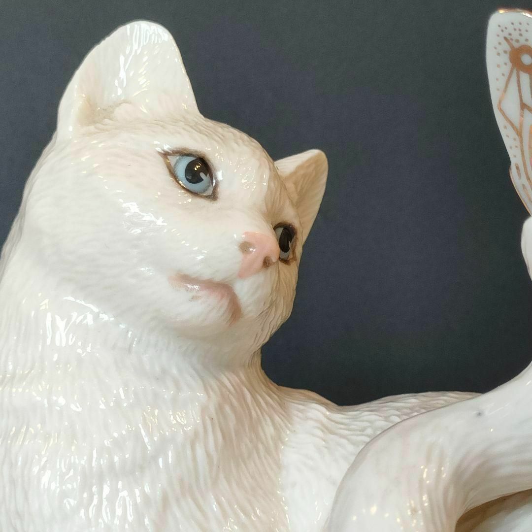 大きなサイズ LENOX レノックスペルシャ猫 陶器 置物 キャット 大きなサイズ LENOX レノックスペルシャ猫 陶器 置物 キャット