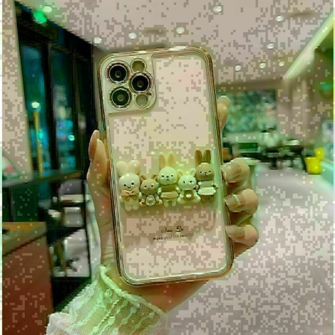 ☆iPhone11 ケース くま マスコット ベージュ 韓国 かわいい☆の ☆iPhone11 ケース くま マスコット ベージュ 韓国 かわいい☆の