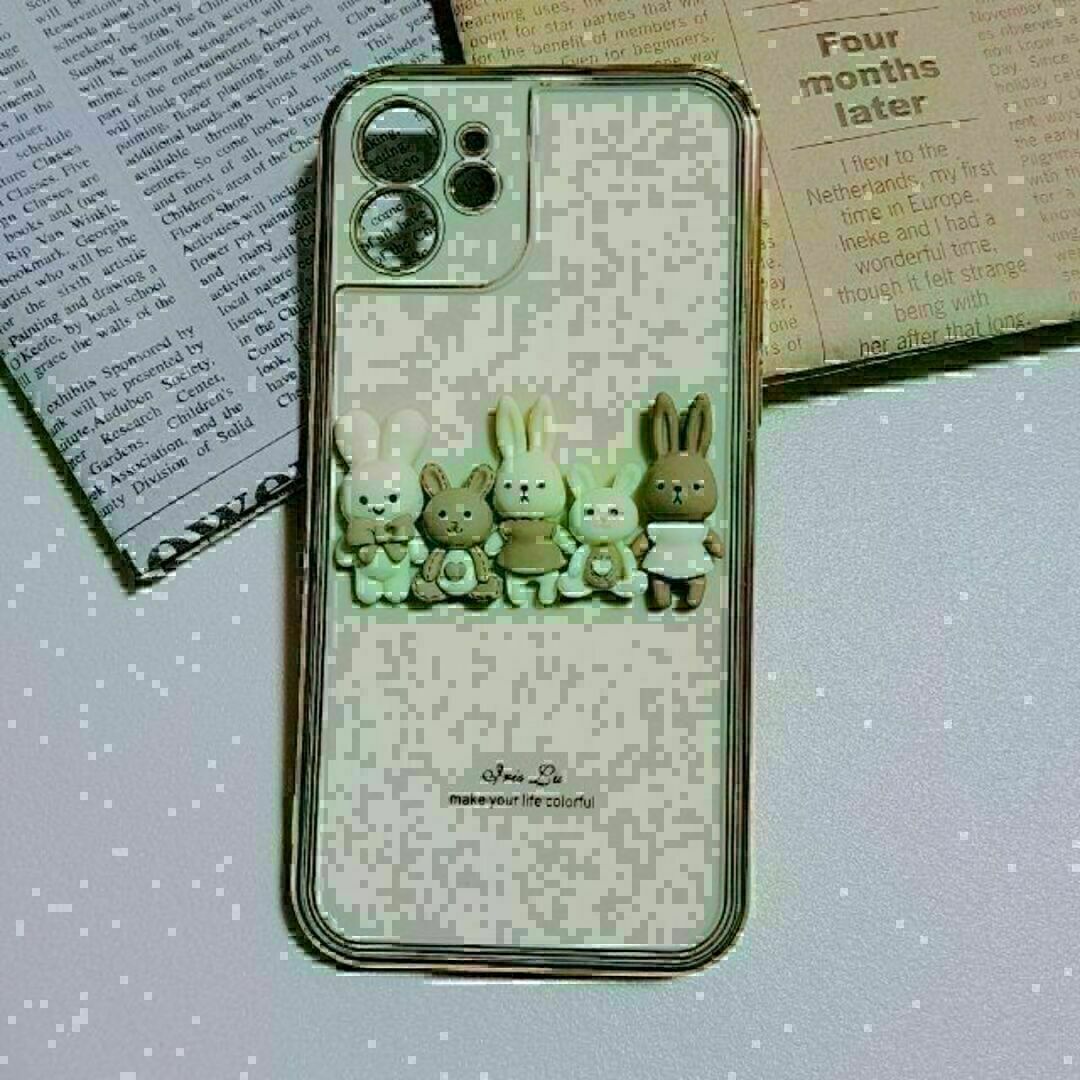 ☆iPhone11 ケース くま マスコット ベージュ 韓国 かわいい☆の ☆iPhone11 ケース くま マスコット ベージュ 韓国 かわいい☆の