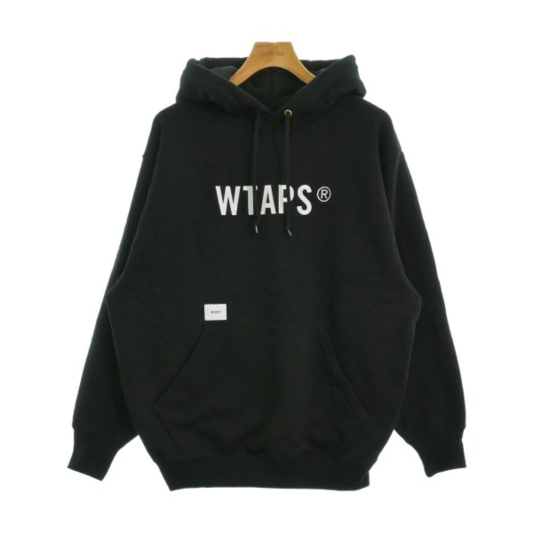 WTAPS ダブルタップス パーカー 2(M位) 黒 【古着】【中古】の WTAPS ダブルタップス パーカー 2(M位) 黒 【古着】【中古】の