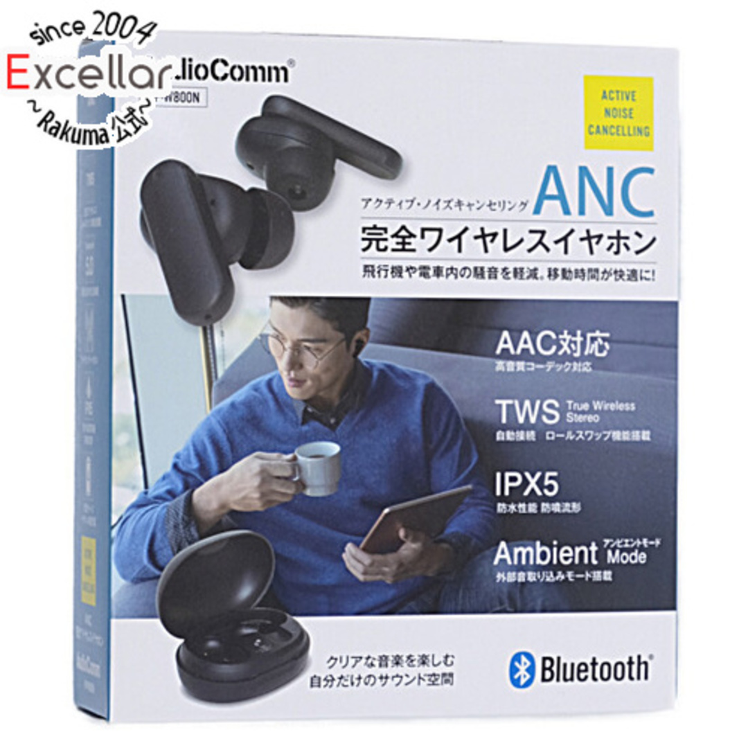 AudioComm ANC 完全ワイヤレスイヤホン 配ろ ブラック HP-W800N( AudioComm ANC 完全ワイヤレスイヤホン 配ろ ブラック HP-W800N(