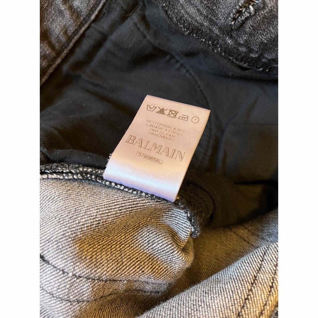BALMAIN - 正規 BALMAIN バルマン ブラック デニムの通販 by BALMAIN - 正規 BALMAIN バルマン ブラック デニムの通販 by