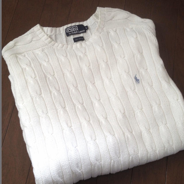 Polo Ralph Lauren ラルフローレン メンズ 白ニットの通販 By Ayaka0507 S Shop ポロラルフローレンならラクマ