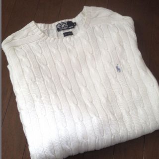 ポロラルフローレン 白ニット ニット セーター レディース の通販 30点 Polo Ralph Laurenのレディースを買うならラクマ