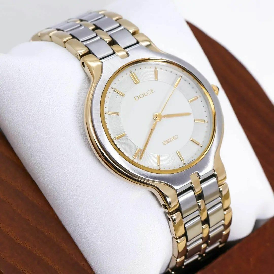 ◇美品 稼働 SEIKO Dolce 腕時計 メンズ 新品電池 ドレスウォッチy ◇美品 稼働 SEIKO Dolce 腕時計 メンズ 新品電池 ドレスウォッチy