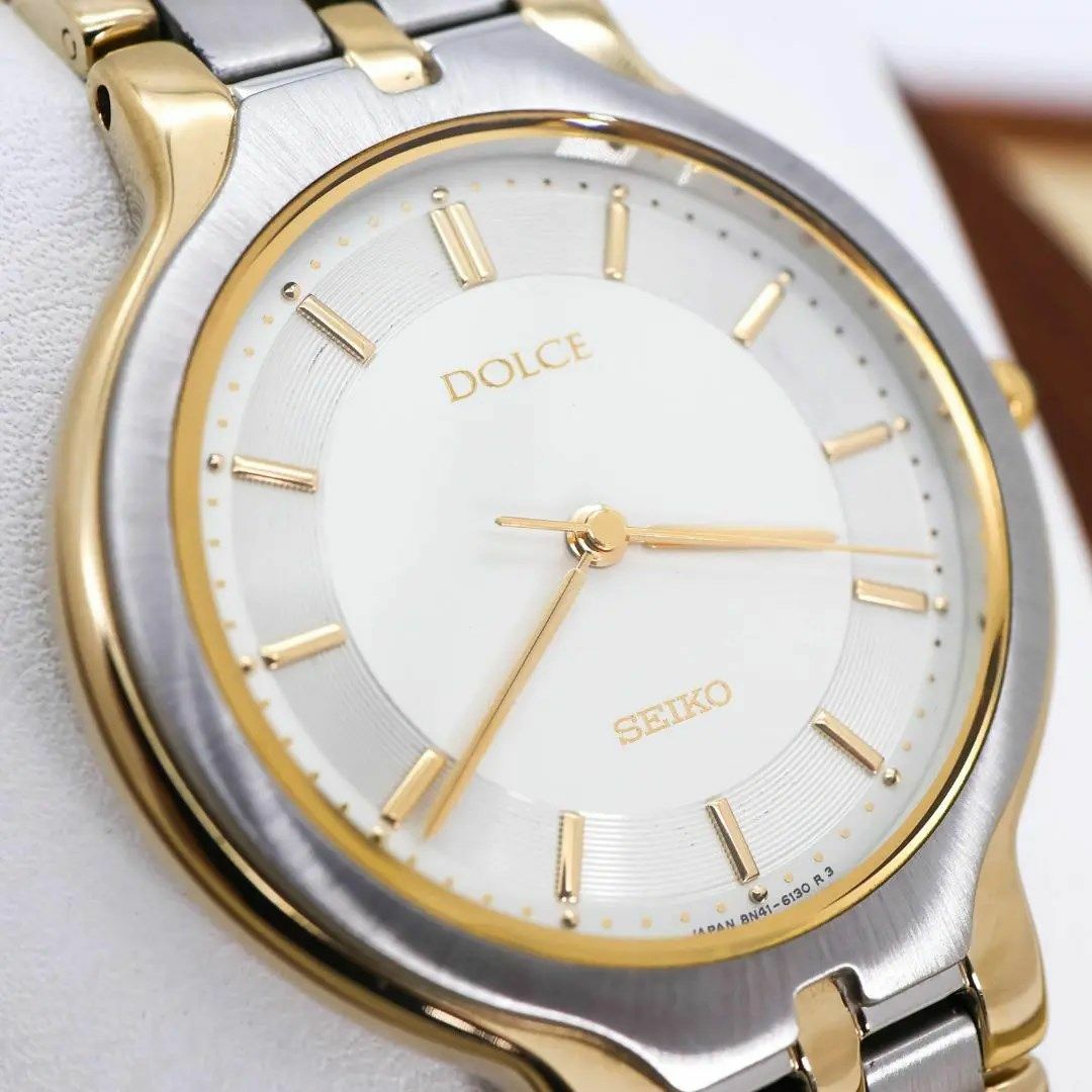 ◇美品 稼働 SEIKO Dolce 腕時計 メンズ 新品電池 ドレスウォッチy ◇美品 稼働 SEIKO Dolce 腕時計 メンズ 新品電池 ドレスウォッチy