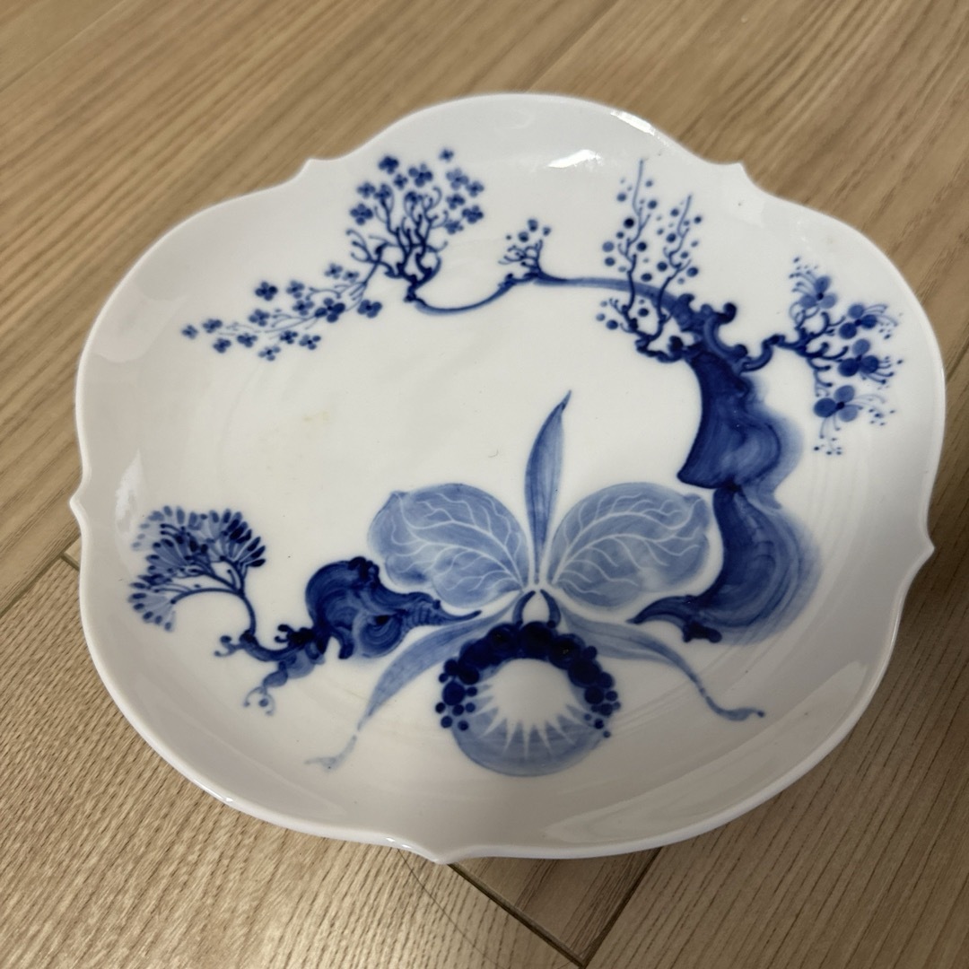 マイセン ブルーオーキッド ケーキプレート 19cm マイセン ブルーオーキッド ケーキプレート 19cm