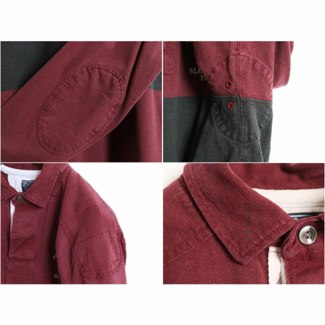 Ralph Lauren - 90s ポロ ラルフローレン ボーダー 長袖 ラガー Ralph Lauren - 90s ポロ ラルフローレン ボーダー 長袖 ラガー