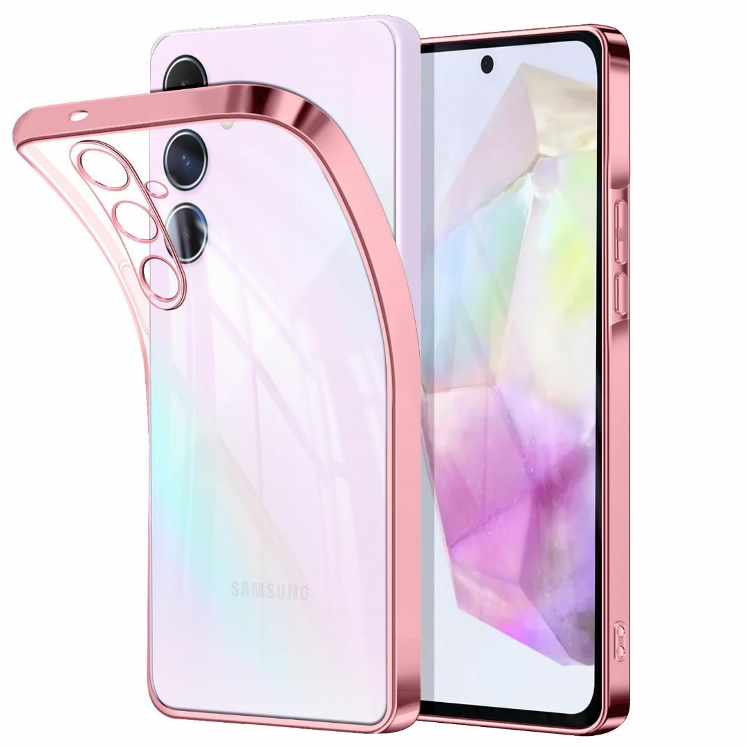 独特の上品 サイズ:GalaxyA55_色:ローズゴールド】Galaxy A55 5G ケの通販 スマートフォン本体