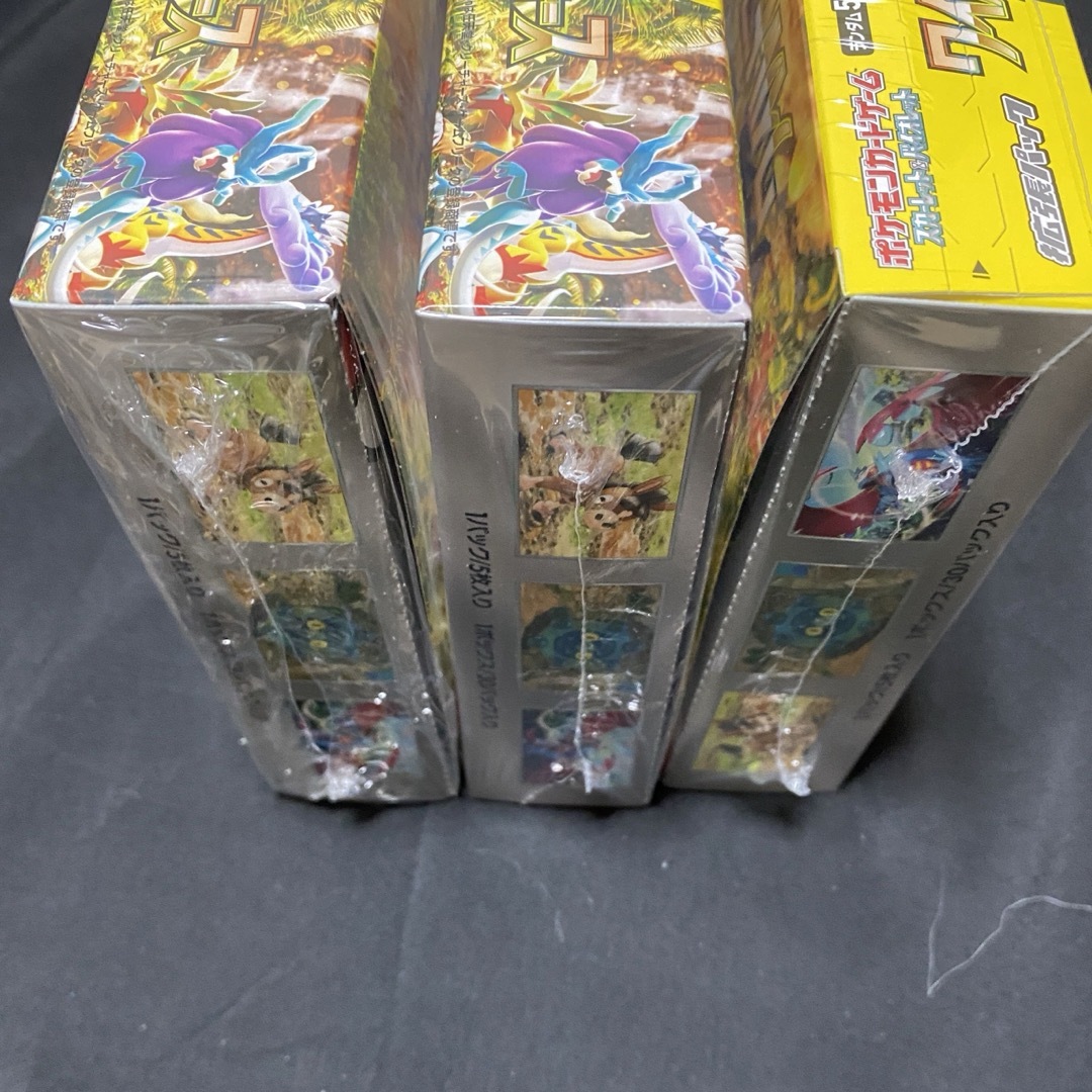 新品】ポケモンカード ワイルドフォース 3box シュリンク付き 新品】ポケモンカード ワイルドフォース 3box シュリンク付き