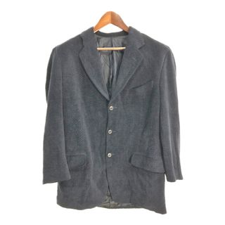 エルメネジルドゼニア(Ermenegildo Zegna)のErmenegildo Zegna エルメネジルドゼニア テーラードジャケット ネイビー (メンズ M相当) 中古 古着 R6585(テーラードジャケット)
