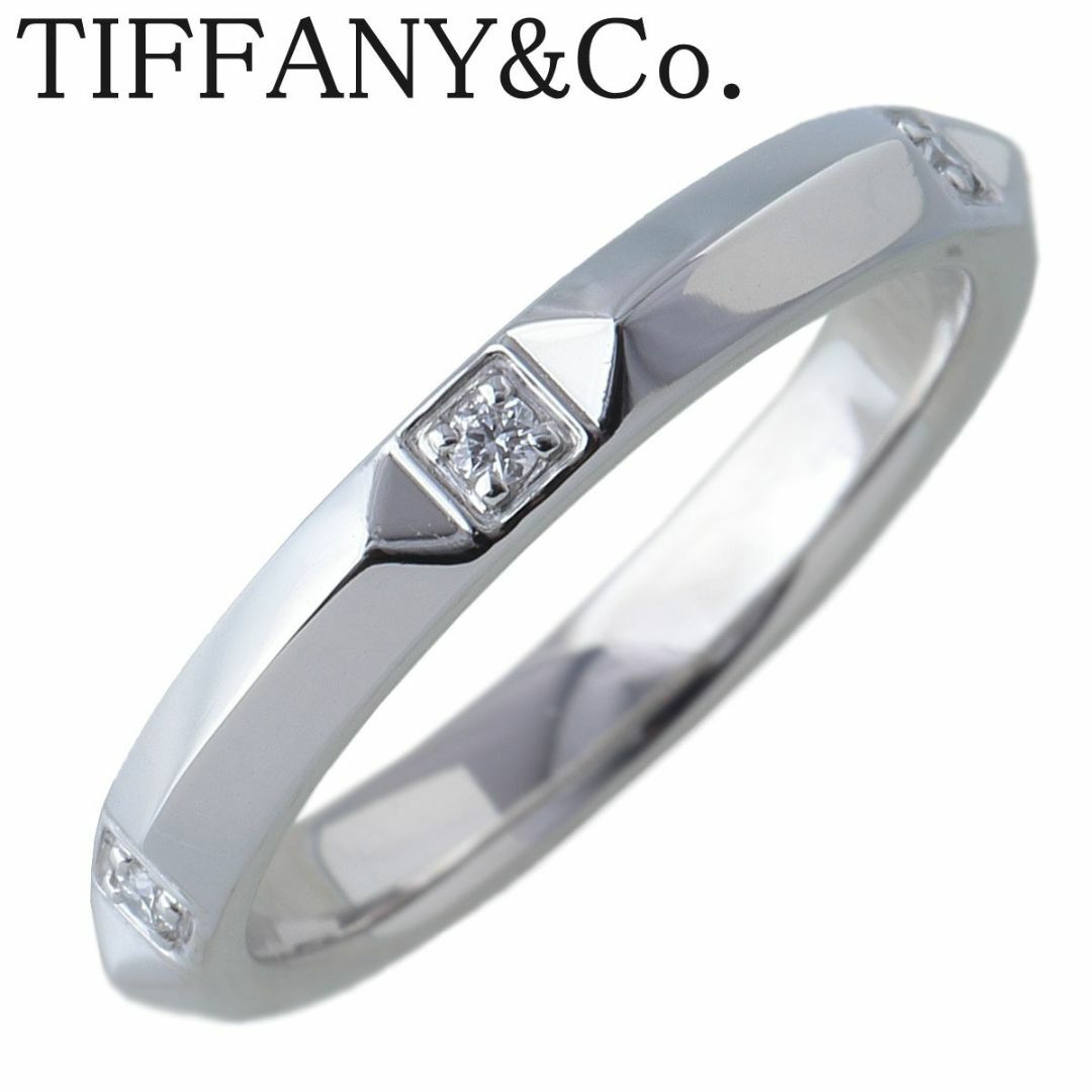 Tiffany & Co. - ティファニー ダイヤ リング トゥルー バンド 現行モデル 5PD 7.5号 Pt950 新品仕上げ済 TIFFANY【18423】