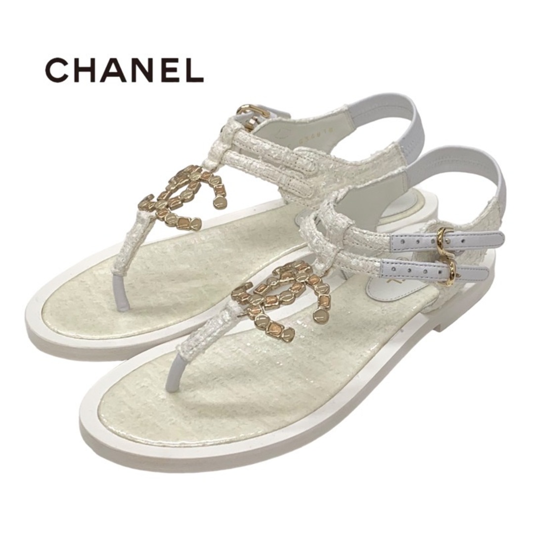 CHANEL - シャネル CHANEL サンダル 靴 シューズ ファブリック CHANEL - シャネル CHANEL サンダル 靴 シューズ ファブリック