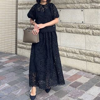 TSURU by Mariko Oikawa(ロングワンピース/マキシワンピース TSURU by Mariko Oikawa(ロングワンピース/マキシワンピース