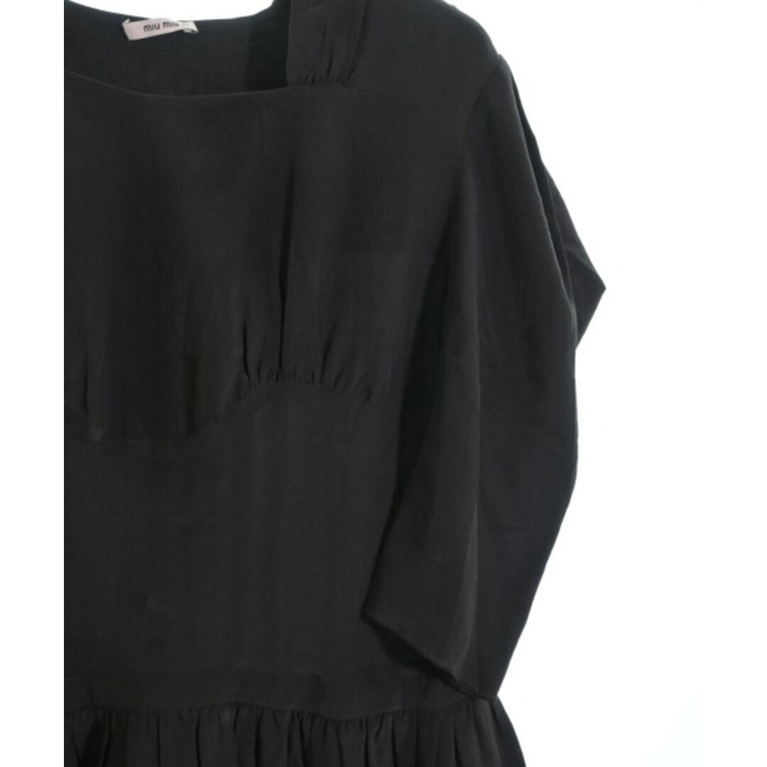 Miu Miu ミュウミュウ ワンピース 36(XS位) 黒 【古着】 Miu Miu ミュウミュウ ワンピース 36(XS位) 黒 【古着】