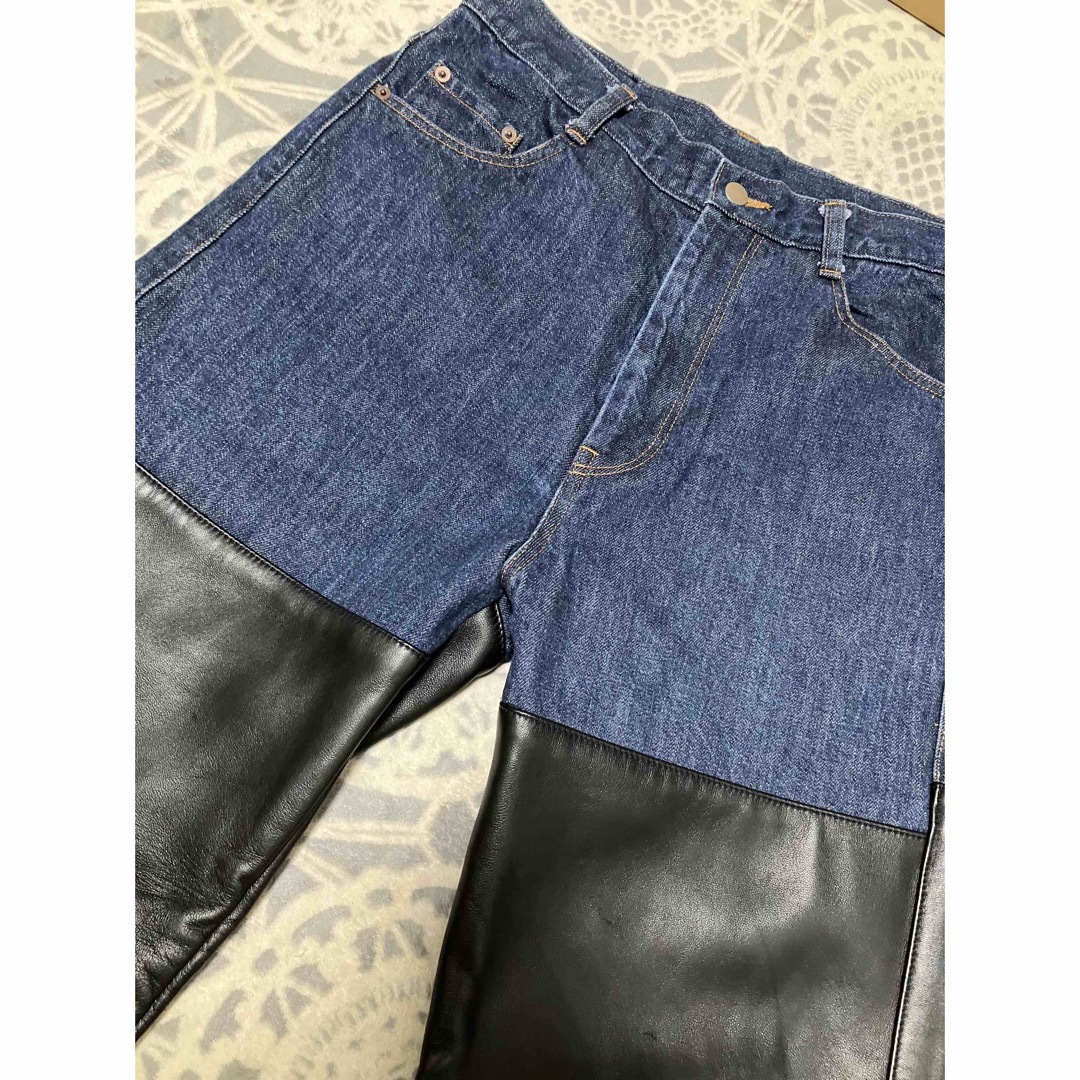stein - stein 22SS Leather Combination Denimの通販 by 値下げ stein - stein 22SS Leather Combination Denimの通販 by 値下げ