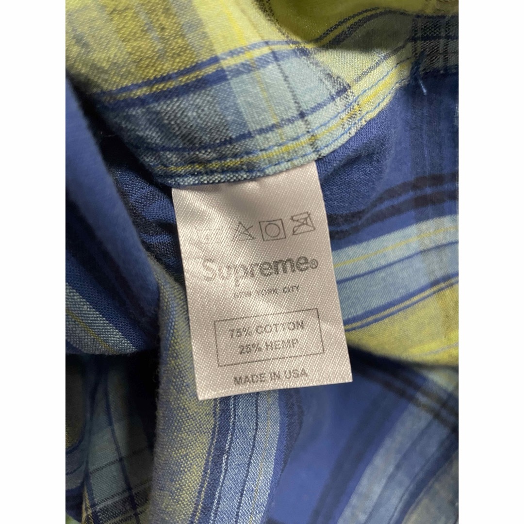 Supreme - Supremeシュプリーム 半袖チェックシャツ M美品の通販 Supreme - Supremeシュプリーム 半袖チェックシャツ M美品の通販