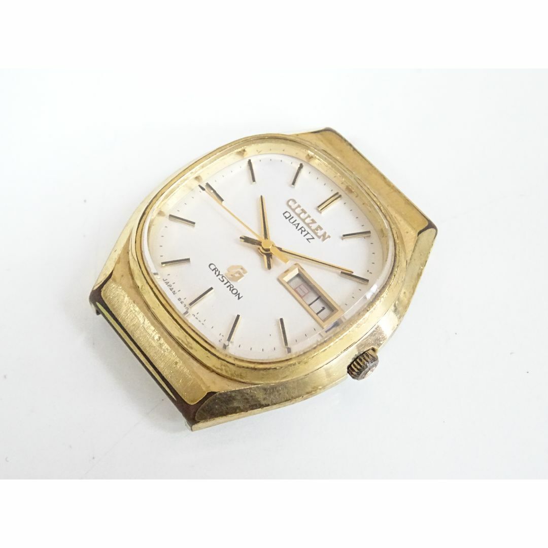 稼働品 CITIZEN クリストロン デイデイト スクエア 腕時計