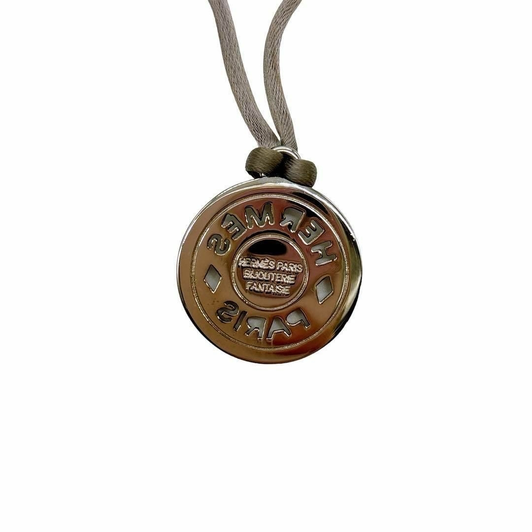 HERMES - エルメス セリエ シルクコード ネックレス ペンダント HERMES - エルメス セリエ シルクコード ネックレス ペンダント