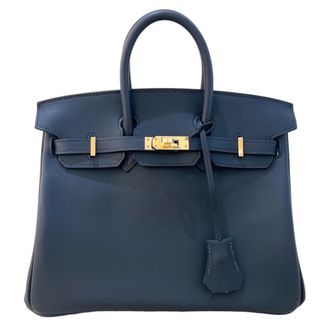 エルメス(HERMES)の　エルメス HERMES バーキン25 B刻　(2023年製) キャバン/ピンクゴールド金具 ヴォースイフト レディース ハンドバッグ(ハンドバッグ)