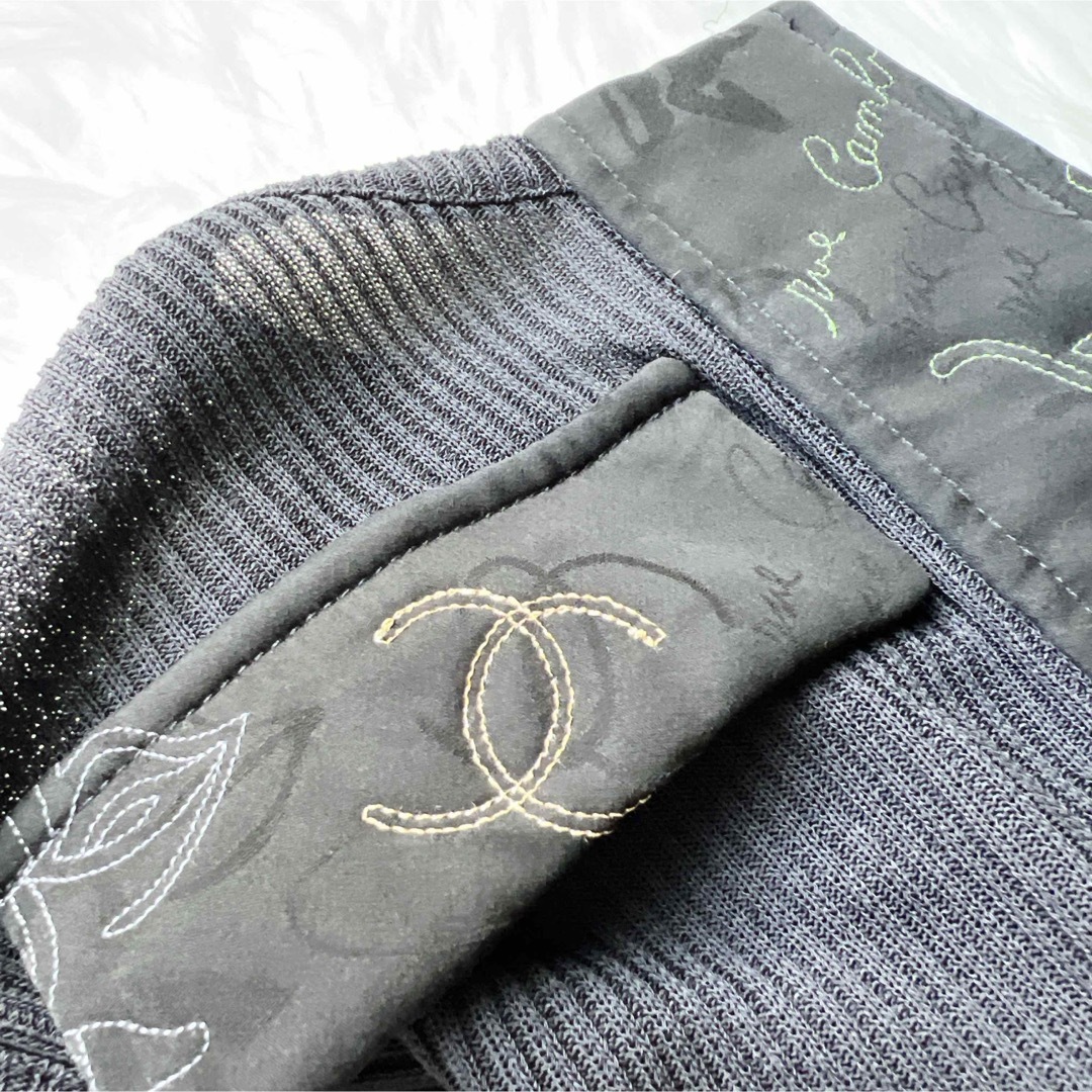 CHANEL - 美品 CHANEL シャネル トップス シルク 刺繍 エン CHANEL - 美品 CHANEL シャネル トップス シルク 刺繍 エン