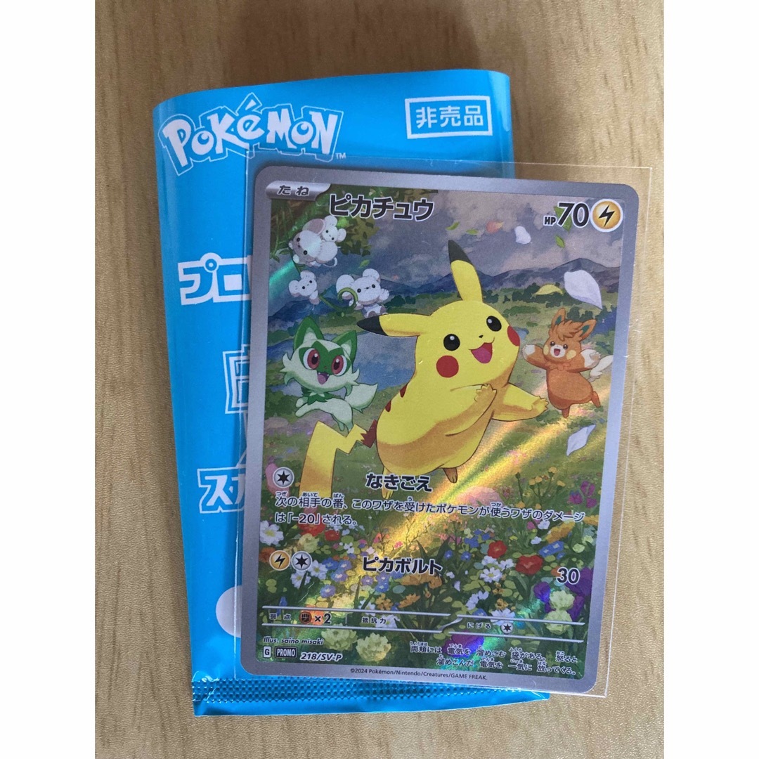 ポケモン - ポケモンカードゲーム なつやすみプロモ ピカチュウ ポケモン - ポケモンカードゲーム なつやすみプロモ ピカチュウ