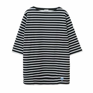 【ブラック】【ORCIVAL/オーシバル】BOAT NECK H/S P.O.(カットソー(長袖/七分))