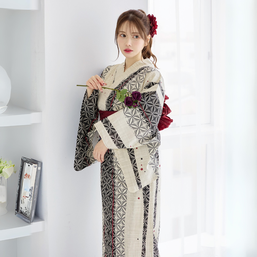 ANDANTE - 新品 浴衣 セット 浴衣セット ゆかた 大人 レディース モダン Y4-52