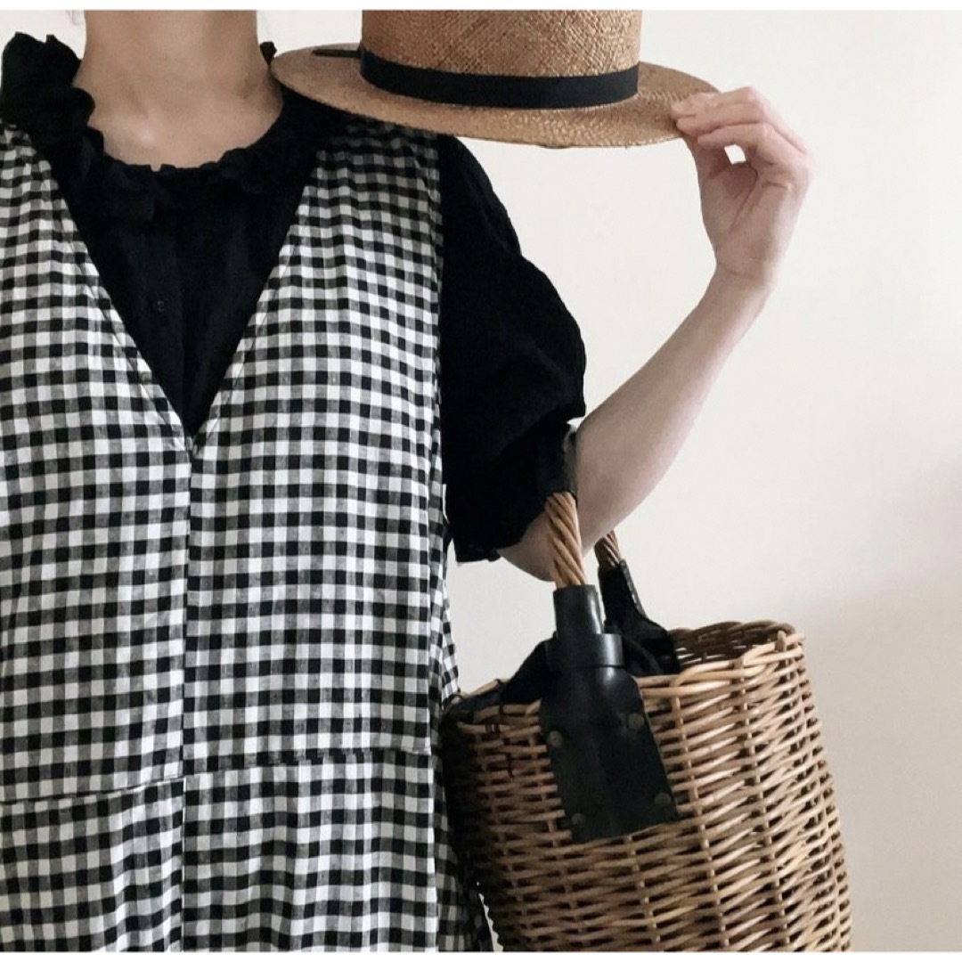 nest Robe - えりり様限定新品☆【UpcycleLino】ギンガム nest Robe - えりり様限定新品☆【UpcycleLino】ギンガム