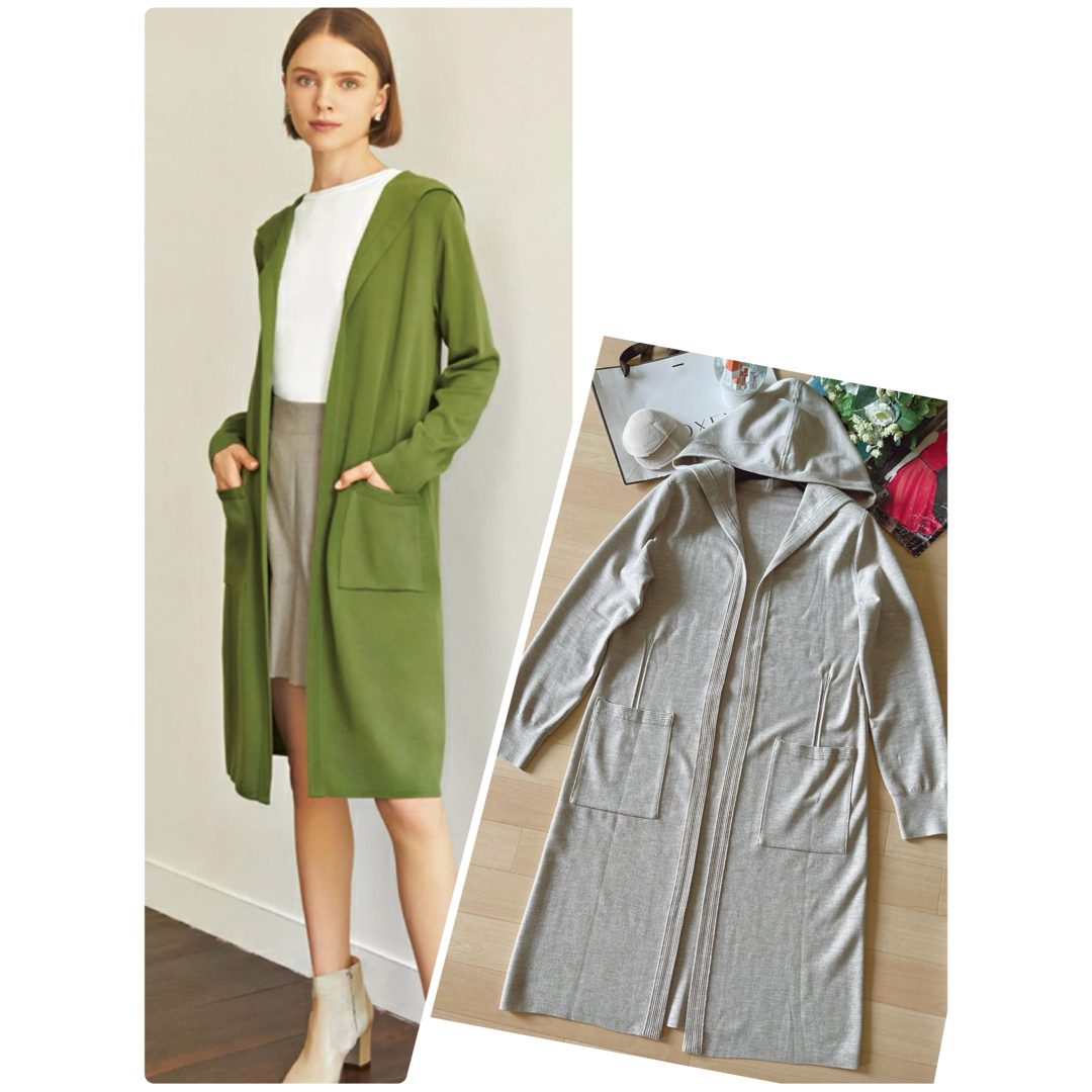 極美品!FOXEYウールロングカーディガン フリーRene foxey 極美品!FOXEYウールロングカーディガン フリーRene foxey