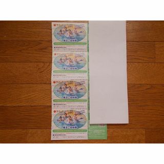ラクマパック即発送　東京サマーランド　株主優待１Dayパス４枚(プール)