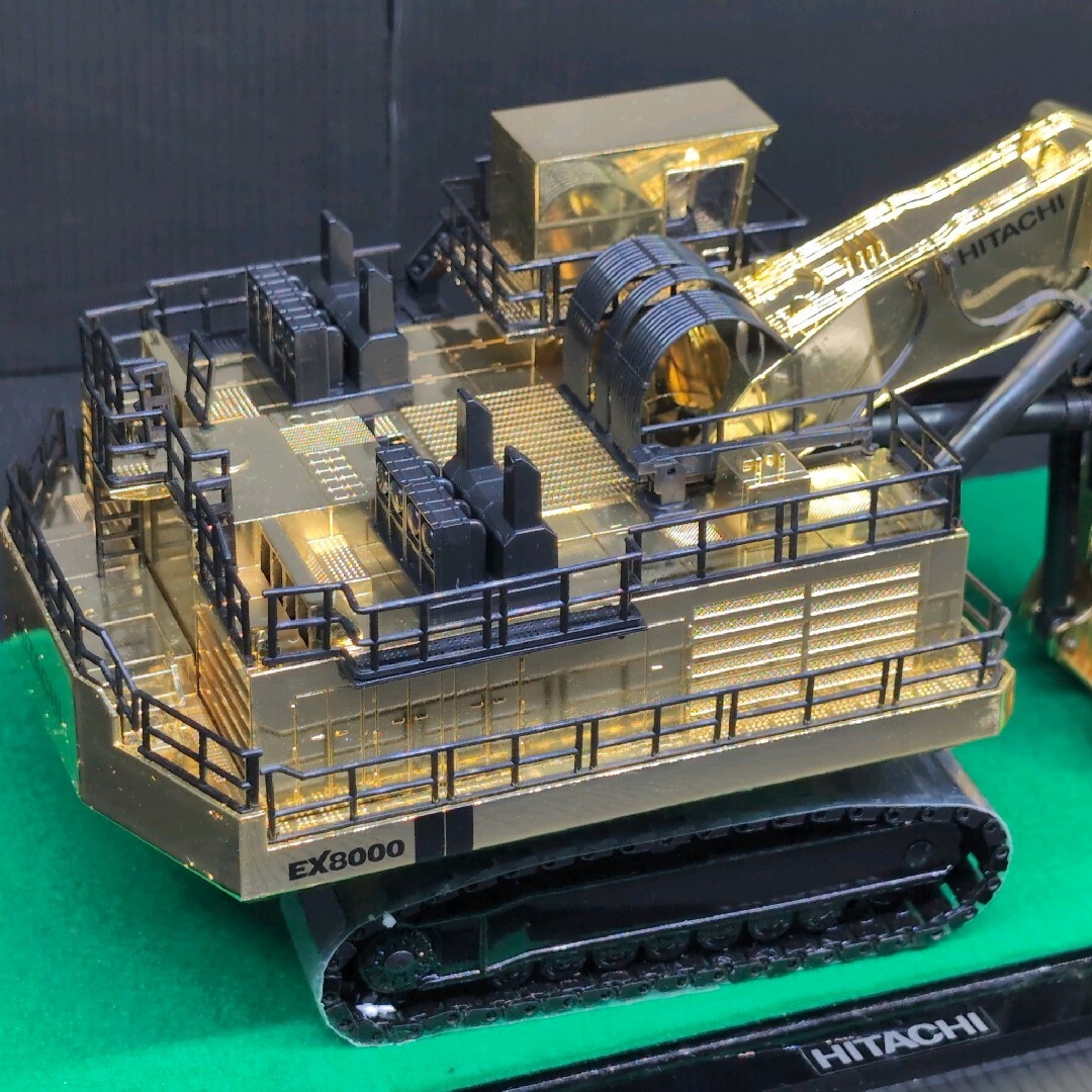 日立建機 HITACHI EX8000 1/87 非売品 やわらかい ゴールド メッキ 日立建機 HITACHI EX8000 1/87 非売品 やわらかい ゴールド メッキ