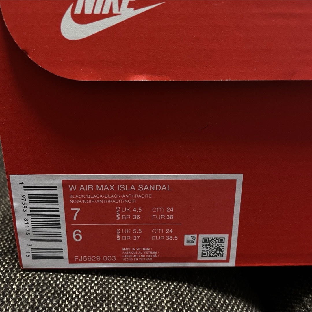 NIKE - NIKE エアマックス アイラ ブラック【24.0cm】ウィメンズ NIKE - NIKE エアマックス アイラ ブラック【24.0cm】ウィメンズ