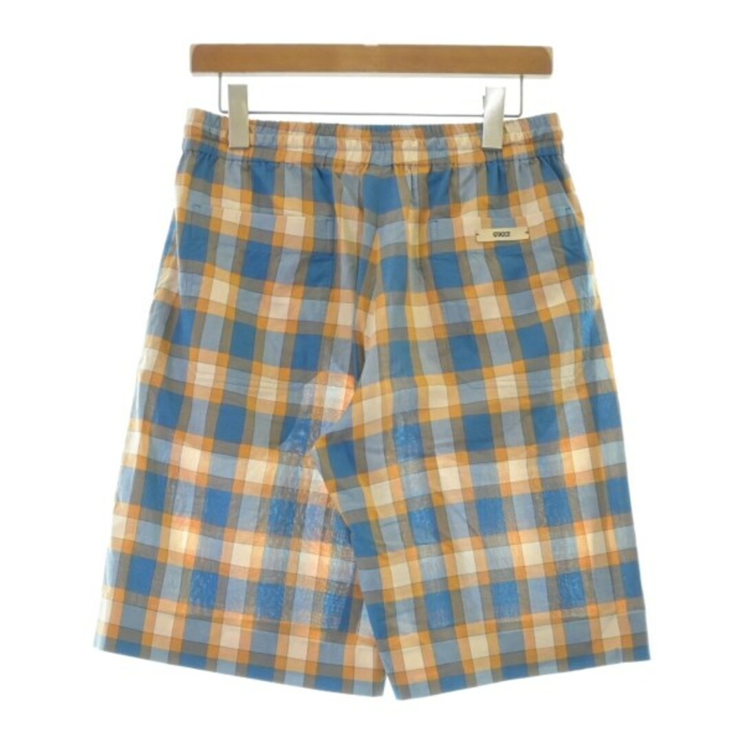 GUCCI - GUCCI ショートパンツ 46(M位) オレンジx青xアイボリー GUCCI - GUCCI ショートパンツ 46(M位) オレンジx青xアイボリー