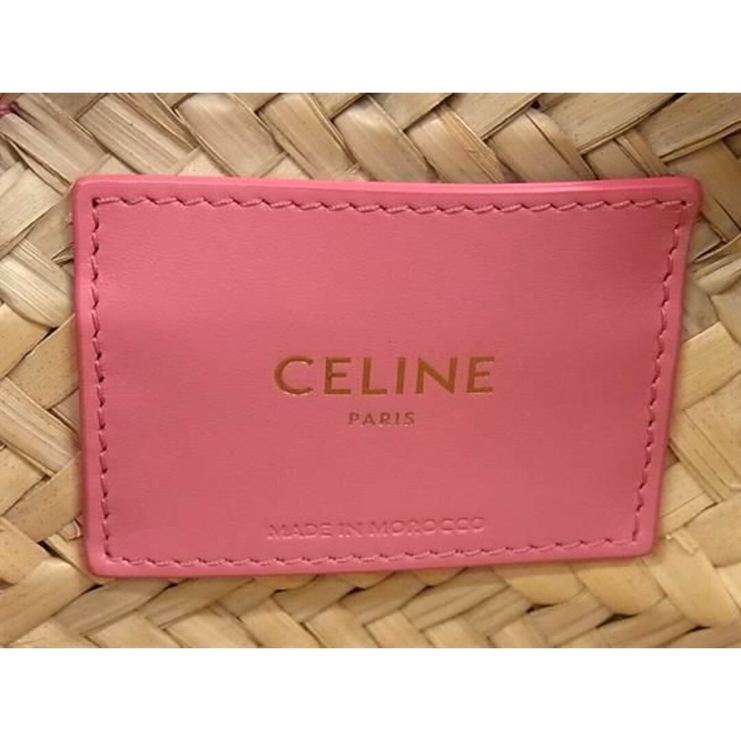 CELINE - □新品同様□ CELINE セリーヌ トリオンフ ラフィア CELINE - □新品同様□ CELINE セリーヌ トリオンフ ラフィア