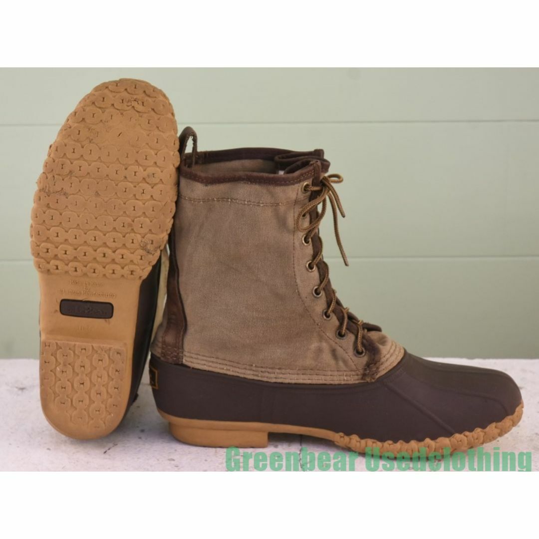 L.L.Bean - USA製 L.L.ビーン ビーンブーツ キャンバス カーキ