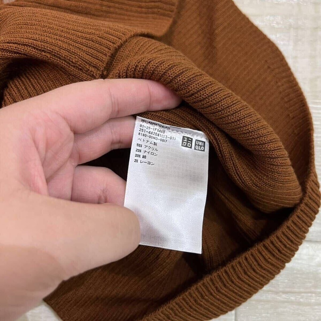 UNIQLO - 新品 UNIQLO マメクロゴウチ 3D リブ セーター XS UNIQLO - 新品 UNIQLO マメクロゴウチ 3D リブ セーター XS