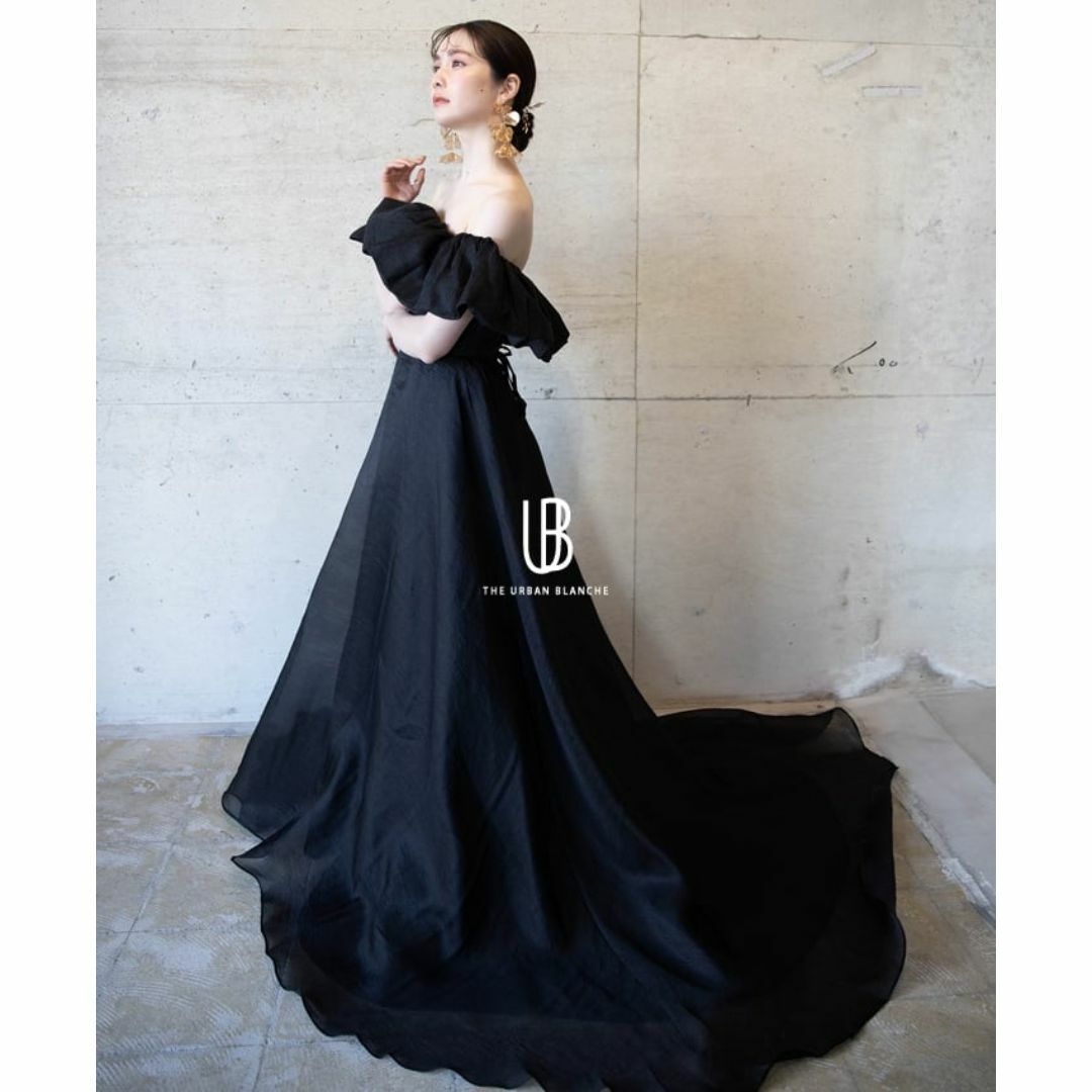 H様　美品⚫︎SELF PORTRAIT オフショルダー　ブラック　ドレス オフショルダーフリル黒ドレスブラック | Miharu shop美晴ドレス