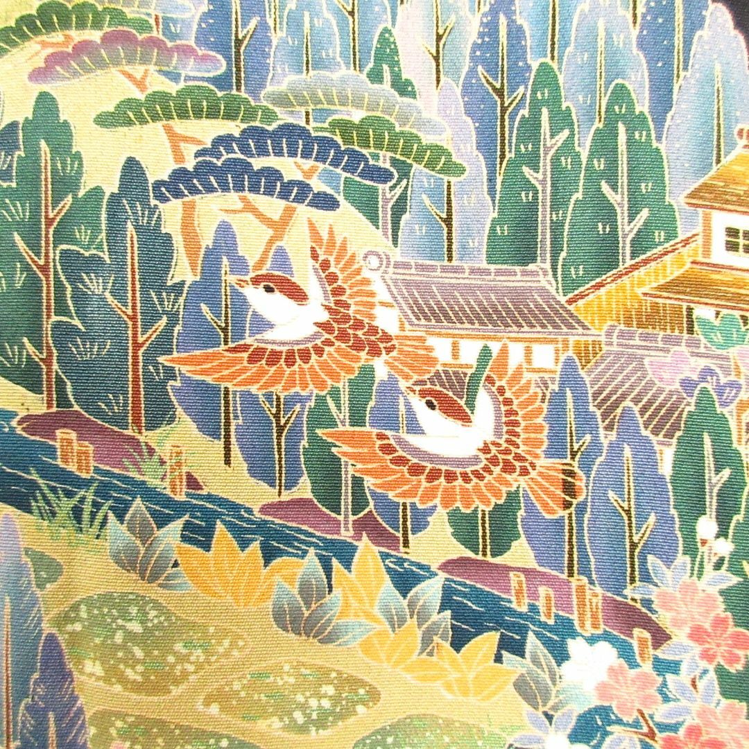 大きめサイズ】着物ドレス◎田園◎細見え縦長シルエット&オール 大きめサイズ】着物ドレス◎田園◎細見え縦長シルエット&オール