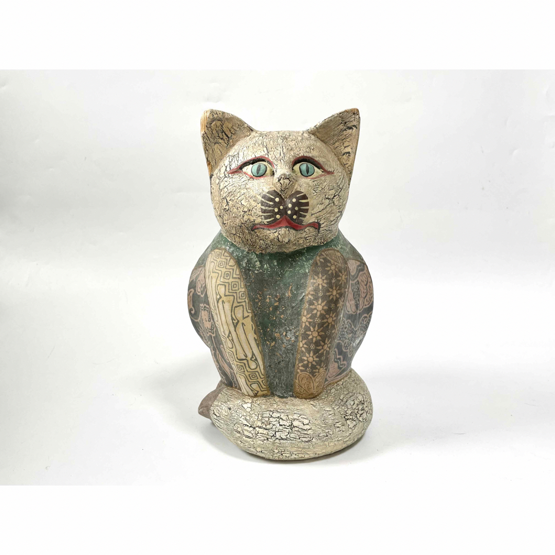 骨董 アンティーク 工芸品 民芸 民藝 ねこ 猫 置物 古布 古裂 骨董 アンティーク 工芸品 民芸 民藝 ねこ 猫 置物 古布 古裂