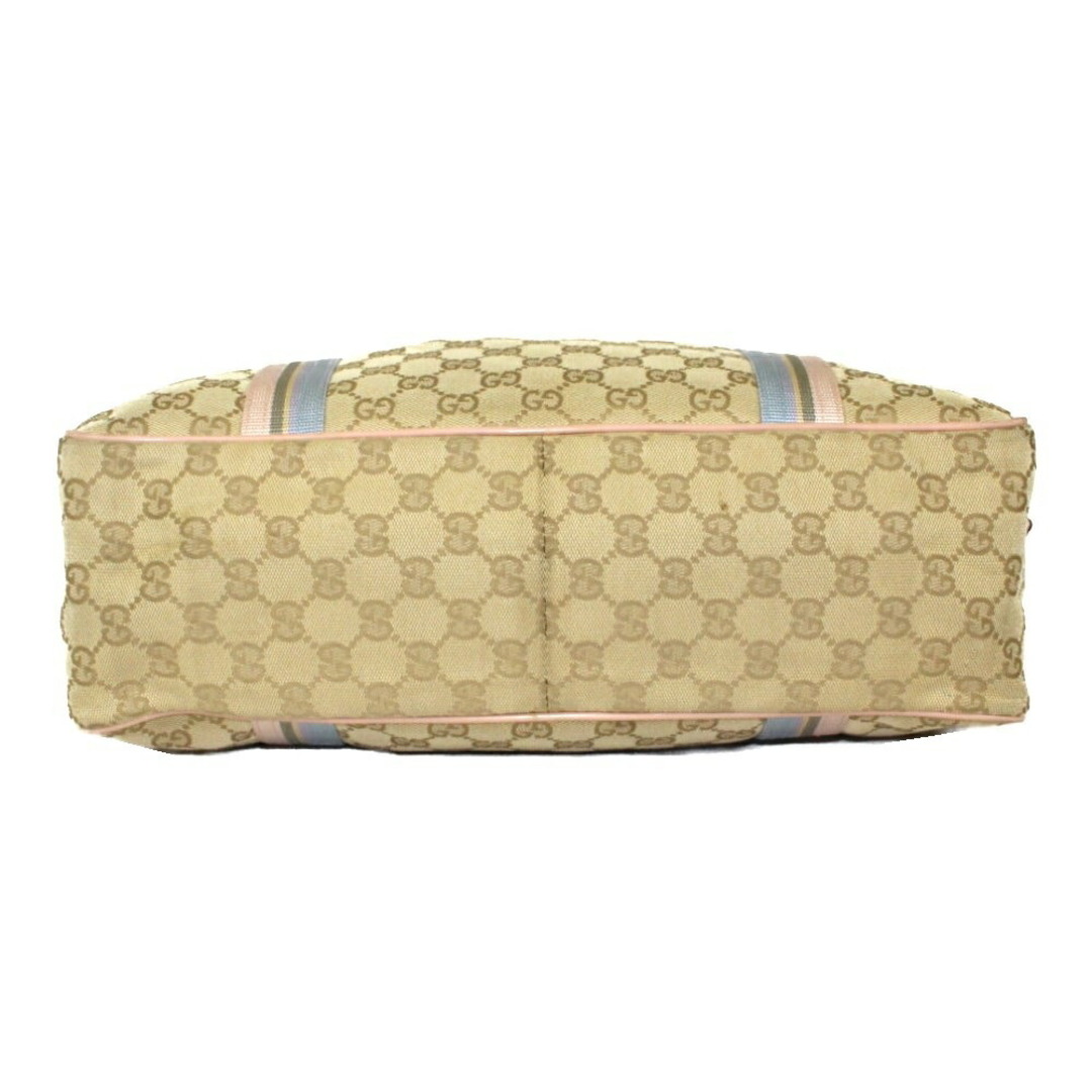 GUCCI グッチ GGキャンバストートバッグ 189753 ベージュ×ピンク GUCCI グッチ GGキャンバストートバッグ 189753 ベージュ×ピンク