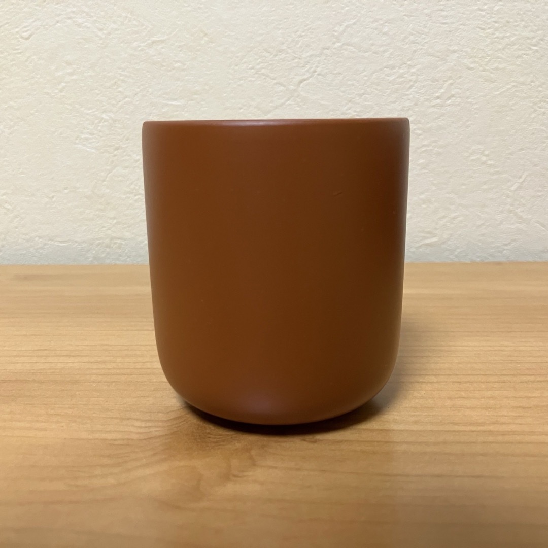 湯呑み　朱泥　佐々木硝子　竹園　冷茶　昭和レトロ　和食器 インテリア/住まい/日用品のキッチン/食器(食器)の商品写真