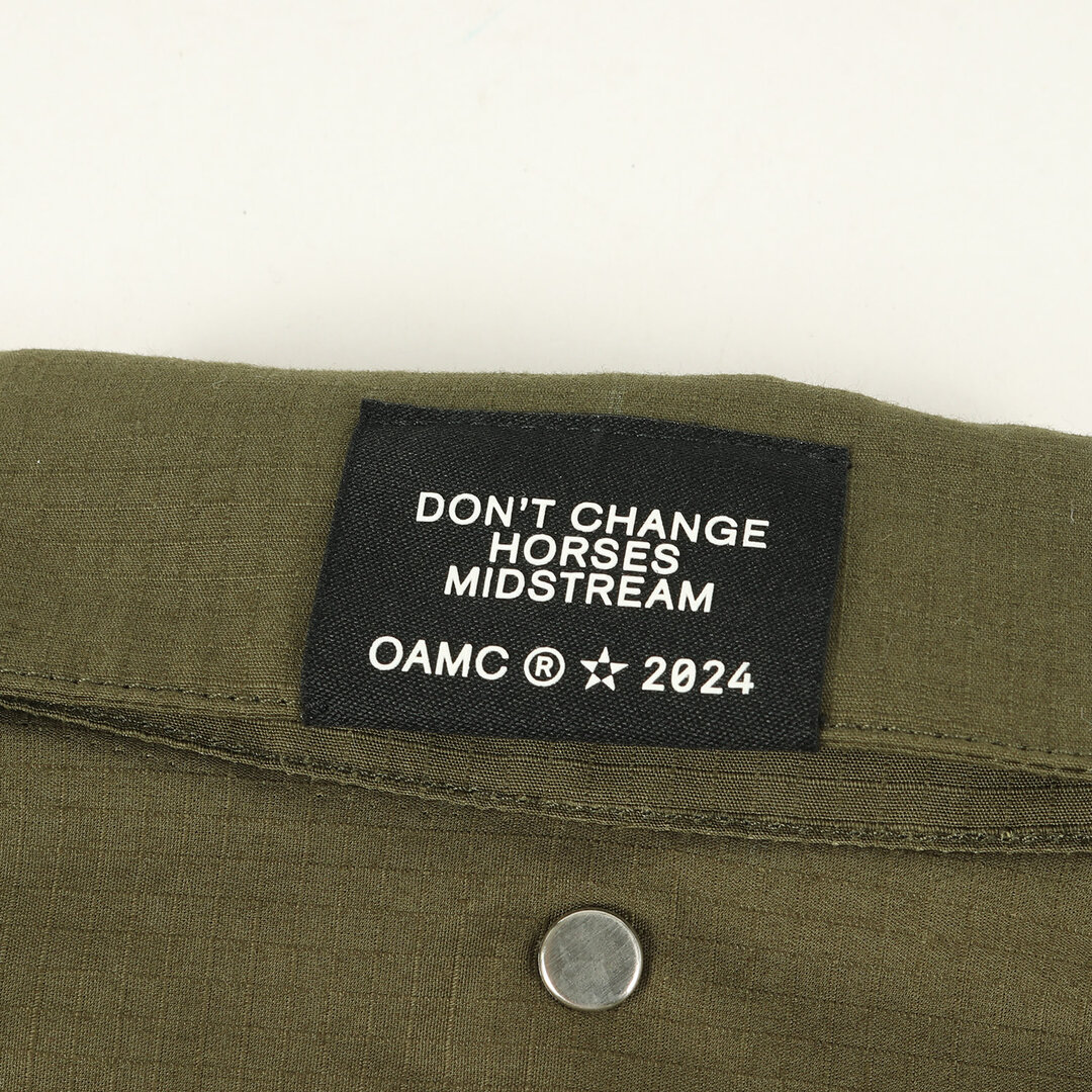 美品 OAMC シャツ サイズ:S 24SS リップストップ コットン 美品 OAMC シャツ サイズ:S 24SS リップストップ コットン