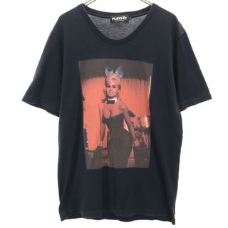 プレイボーイ(PLAYBOY)のプレイボーイ 半袖 Tシャツ M ブラック PLAYBOY メンズ(Tシャツ/カットソー(半袖/袖なし))