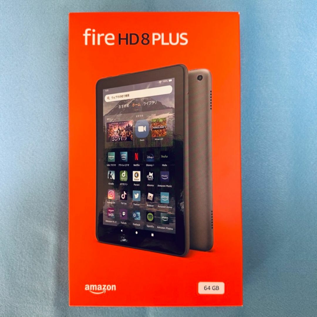 Amazon - Fire HD 8 Plus タブレット 64GB グレー