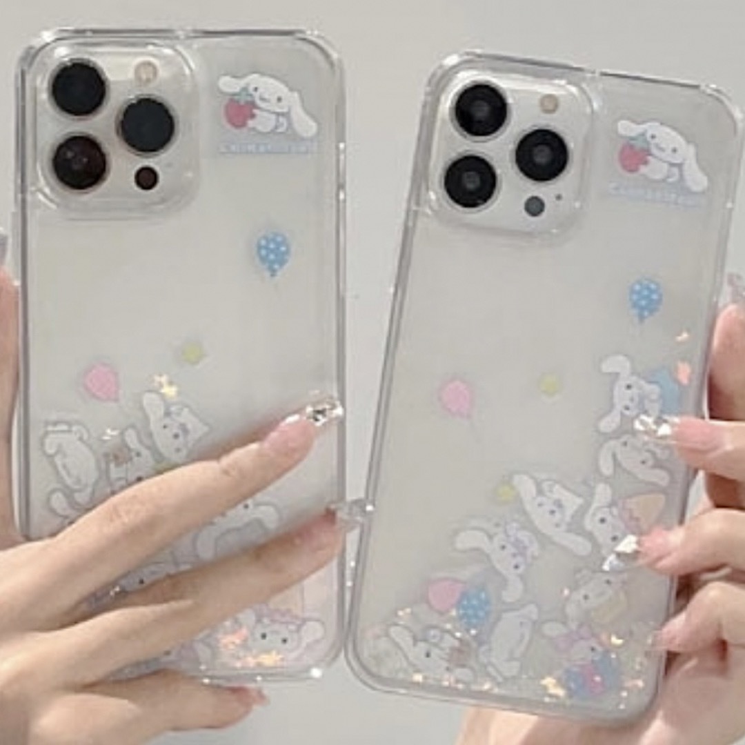 シナモン⭐︎シャカシャカiPhoneケース スマホ/家電/カメラのスマホアクセサリー(iPhoneケース)の商品写真