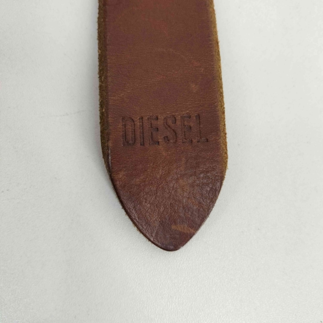 DIESEL - DIESEL(ディーゼル) ロゴ刻印 レザーベルト メンズ DIESEL - DIESEL(ディーゼル) ロゴ刻印 レザーベルト メンズ