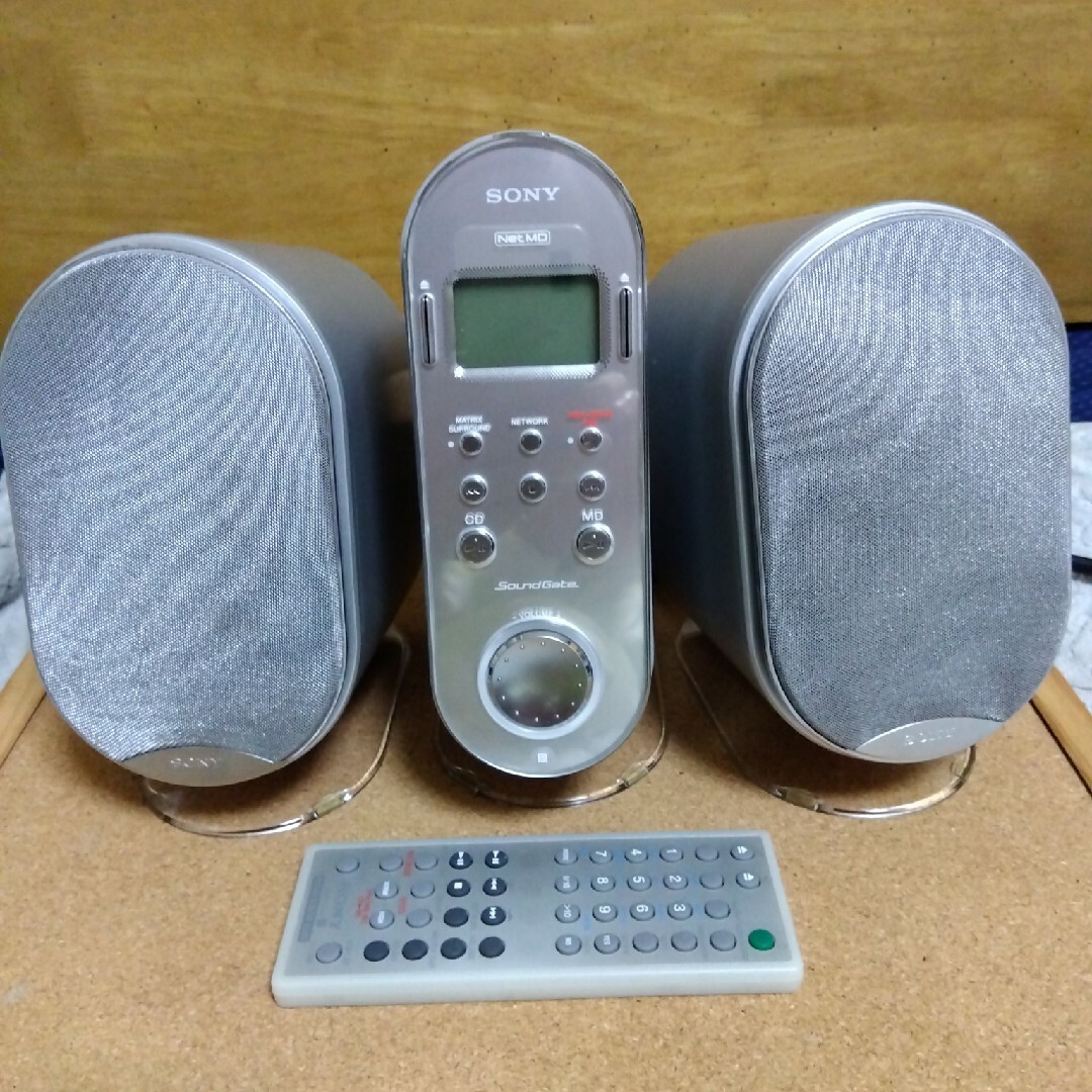MD 辛けれ CD コンポ NetMD機能付き リモコン付き MD 辛けれ CD コンポ NetMD機能付き リモコン付き