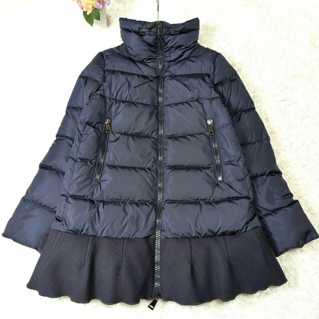 MONCLER - 美品☆MONCLER☆VIBURNUM☆フリル☆ペプラム☆ダウン MONCLER - 美品☆MONCLER☆VIBURNUM☆フリル☆ペプラム☆ダウン